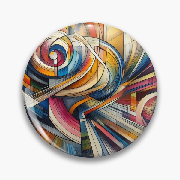 Item preview, Dynamic Vortex of Colour Unfurling in Abstract Harmony designed and sold by ArtComixHaven.