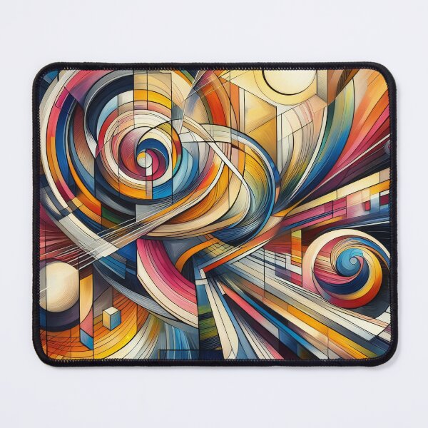 Item preview, Dynamic Vortex of Colour Unfurling in Abstract Harmony designed and sold by ArtComixHaven.