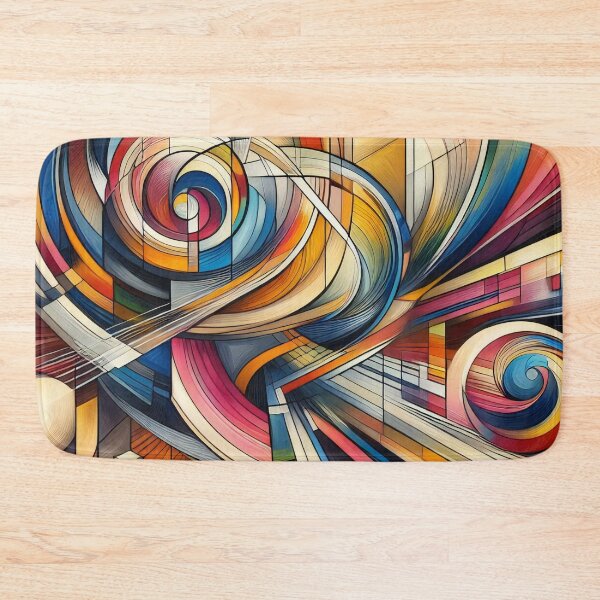 Item preview, Dynamic Vortex of Colour Unfurling in Abstract Harmony designed and sold by ArtComixHaven.