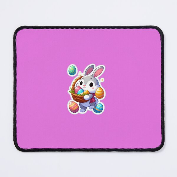 Item preview, Cute easter bunny with a basket of eggs designed and sold by Pablos2224.