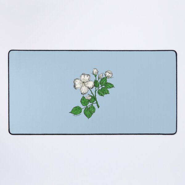 Item preview, White Quartered Rose Bloom Semi-Double 8-15 Petals In 2 Rows designed and sold by Rachael Taylor.