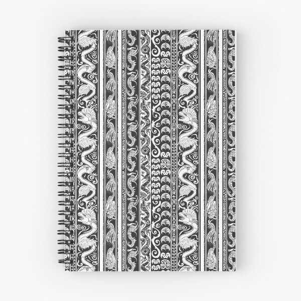 Item preview, Tribal Kanak line seamless ornament of images of sea animals - 4 designed and sold by me-Midbar.