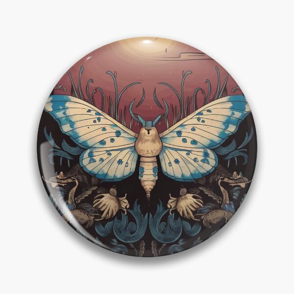 Item preview, Chines style Moon Moth  designed and sold by Tajdi.