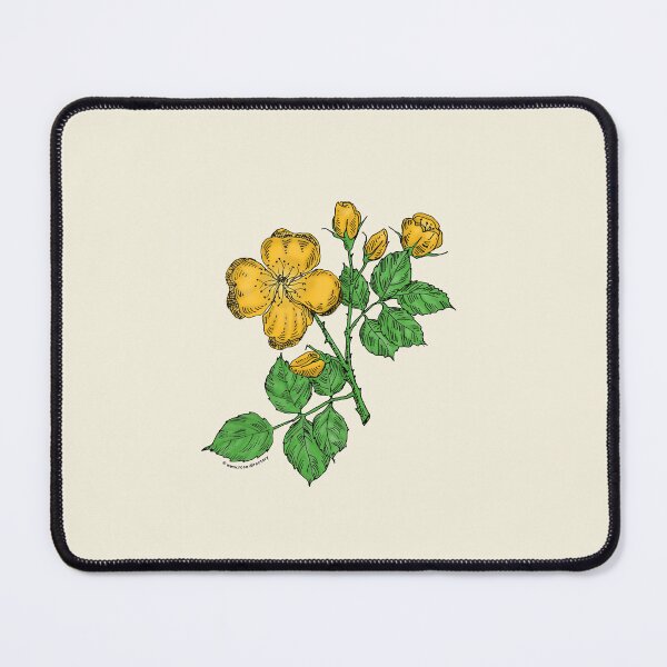 Item preview, Yellow Quartered Rose Bloom Semi-Double 8-15 Petals In 2 Rows designed and sold by Rachael Taylor.