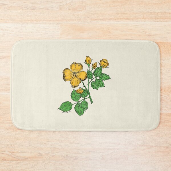 Item preview, Yellow Quartered Rose Bloom Semi-Double 8-15 Petals In 2 Rows designed and sold by Rachael Taylor.