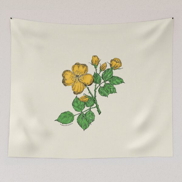 Item preview, Yellow Quartered Rose Bloom Semi-Double 8-15 Petals In 2 Rows designed and sold by Rachael Taylor.