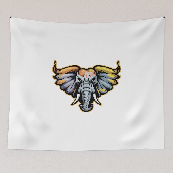 Item preview, elephant art designed and sold by 90's Misaki.