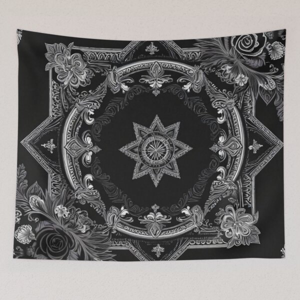 Item preview, RogerPattern - "Monochrome Elegance: Black and White Symphony" designed and sold by RogerPattern.