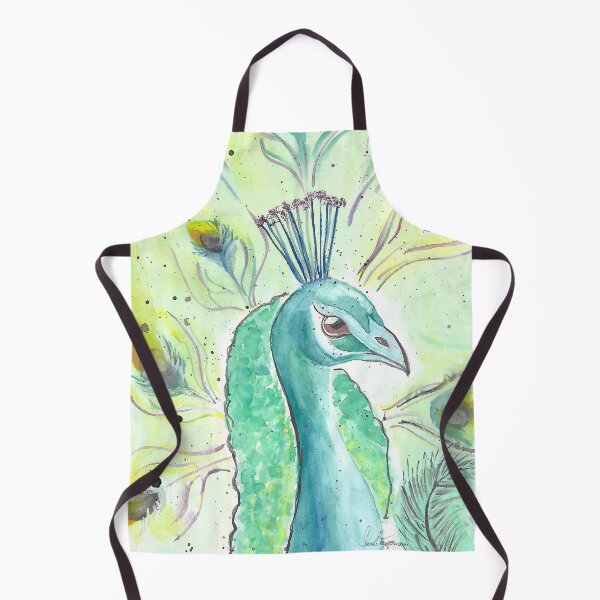 Item preview, Watercolor peacock gift idea designed and sold by Sarahtangermann.