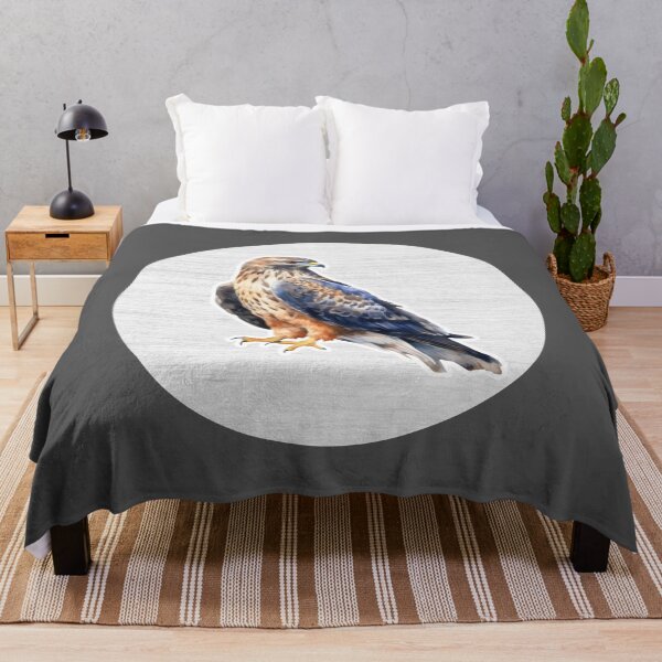 Item preview, Hawk Watercolor Drawing designed and sold by LivingColorful.