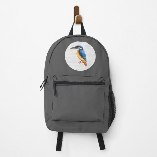 Item preview, Kingfisher Watercolor Drawing designed and sold by LivingColorful.