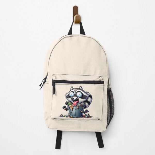 Item preview, Funny Chaotic Trash Panda Raccoon - Cartoon Garbage Can Fiesta Design designed and sold by Unitepeople.
