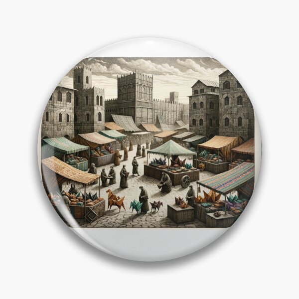 Item preview, Ancient town market designed and sold by Origami-BA.