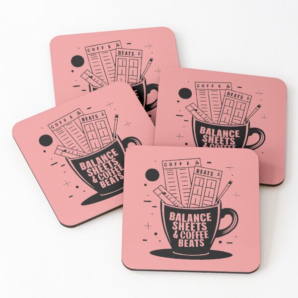 Item preview, balance sheets and coffee beats funny accountant bookkeepers gift designed and sold by FurRealStudioCo.