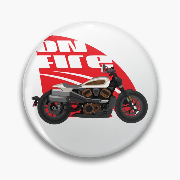 Item preview, 2023  Sportster S - white - on fire designed and sold by AzizEra.