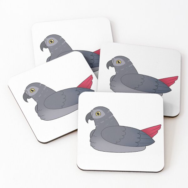 Item preview, Chonki African Gray parrot designed and sold by AbyssHorizon.