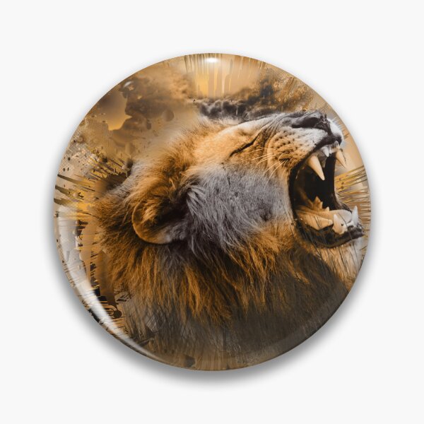 Item preview, Rugido del León Dorado designed and sold by Wild Style.
