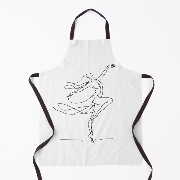 Item preview, One line woman dancer I Abstract minimal female single line art designed and sold by MusesWhispers.