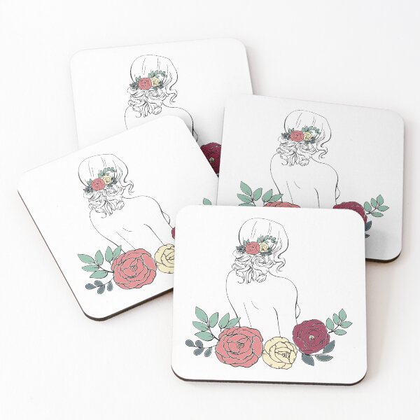 Item preview, A Line Women With Roses designed and sold by Magdalena-7.