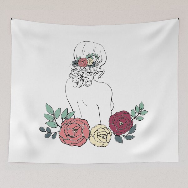Item preview, A Line Women With Roses designed and sold by Magdalena-7.