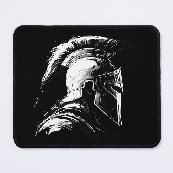 Item preview, Cyber Spartan // Sparta // Spartan Warrior // Spartan // Black and White designed and sold by SMARTKIT DESIGNAGENCY.