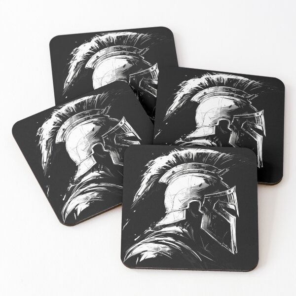 Item preview, Cyber Spartan // Sparta // Spartan Warrior // Spartan  //  Black and White designed and sold by SMARTKIT  DESIGNAGENCY.
