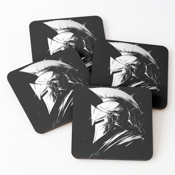 Item preview, Cyber Spartan // Sparta // Spartan Warrior // Spartan  //  Black and White designed and sold by SMARTKIT  DESIGNAGENCY.