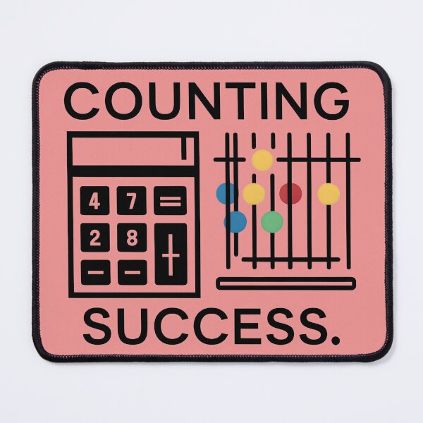 Item preview, counting success funny accountant bookkeepers gift designed and sold by FurRealStudioCo.