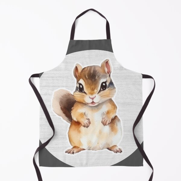 Item preview, Cute Squirrel Watercolor Drawing designed and sold by LivingColorful.