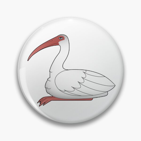 Item preview, Chonki American White Ibis designed and sold by AbyssHorizon.