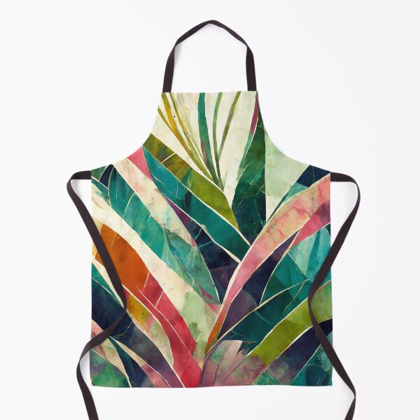 Item preview, Tropical Leaves Green Orange Jungle Rainforest designed and sold by tsuttles.