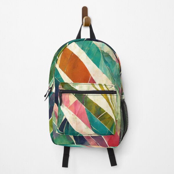 Item preview, Tropical Leaves Green Orange Jungle Rainforest designed and sold by tsuttles.