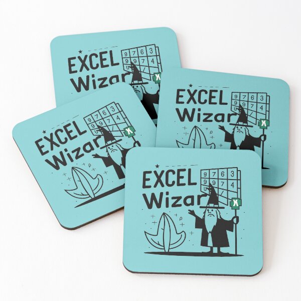 Item preview, excel wizard funny accountant bookkeepers gift designed and sold by FurRealStudioCo.