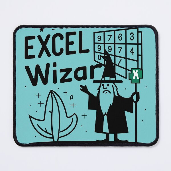 Item preview, excel wizard funny accountant bookkeepers gift designed and sold by FurRealStudioCo.
