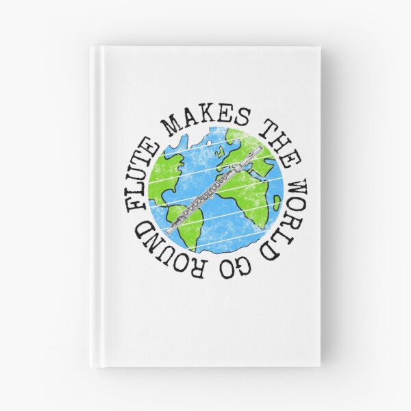 Item preview, Flute Makes The World Go Round, Flutist Earth Day designed and sold by doodlerob.