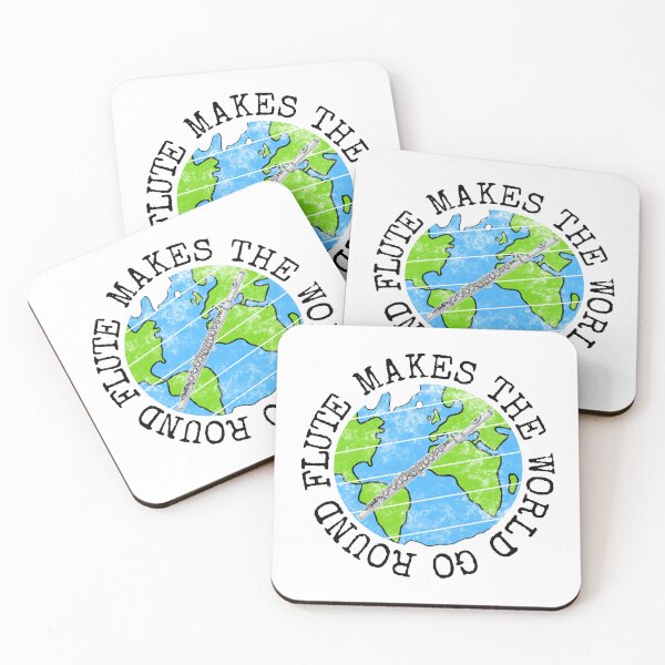 Item preview, Flute Makes The World Go Round, Flutist Earth Day designed and sold by doodlerob.
