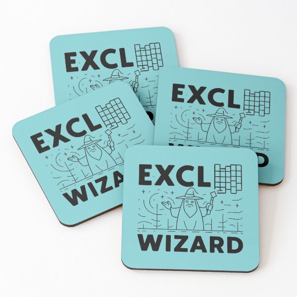 Item preview, excel wizard funny accountant bookkeepers gift designed and sold by FurRealStudioCo.