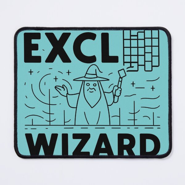 Item preview, excel wizard funny accountant bookkeepers gift designed and sold by FurRealStudioCo.