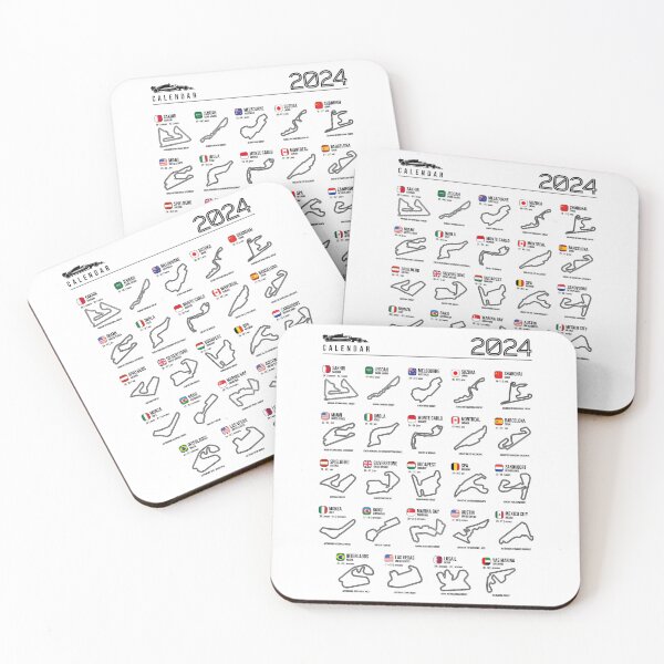 Item preview, Schedule Formula Racing Cars 2024 designed and sold by Mariel  Toigo.