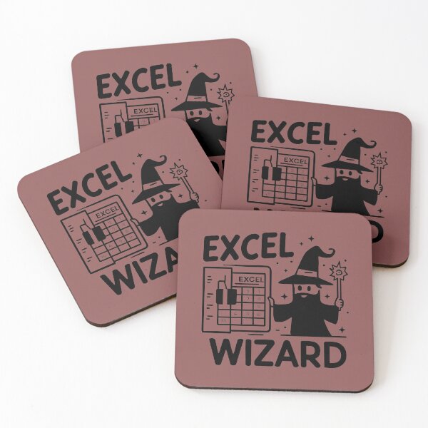 Item preview, excel wizard funny accountant bookkeepers gift designed and sold by FurRealStudioCo.