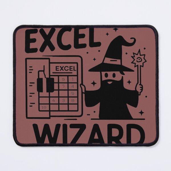 Item preview, excel wizard funny accountant bookkeepers gift designed and sold by FurRealStudioCo.