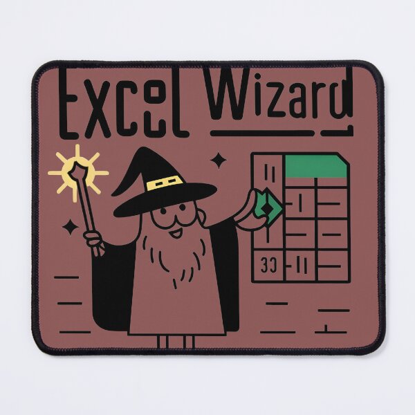 Item preview, excel wizard funny accountant bookkeepers gift designed and sold by FurRealStudioCo.