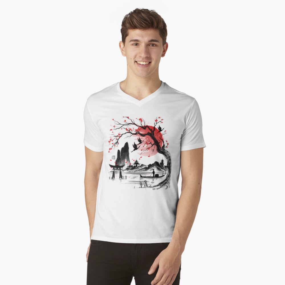Item preview, V-Neck T-Shirt designed and sold by Daisyart-lab.