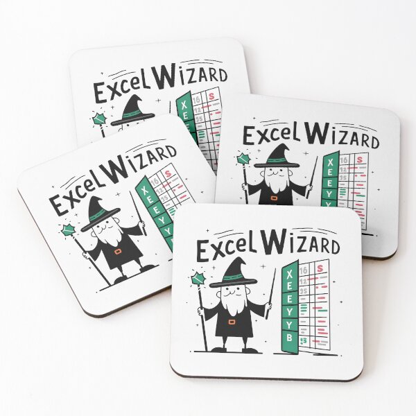 Item preview, excel wizard funny accountant bookkeepers gift designed and sold by FurRealStudioCo.