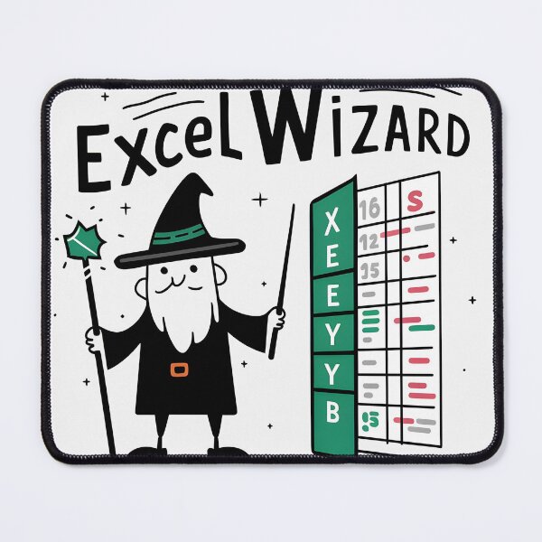 Item preview, excel wizard funny accountant bookkeepers gift designed and sold by FurRealStudioCo.