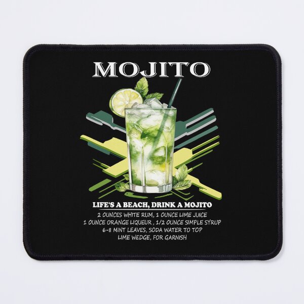 Item preview, Mojito Cocktail Recipe Mixologist - Cocktail Mixology Bartender Drinking Gift designed and sold by EmblemThreads.