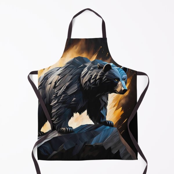 Item preview, Obsidian Bear Statue, Ai Generated Art designed and sold by ACC .