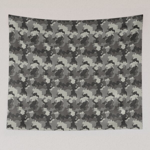 Item preview, Gray Vintage Camo Realistic Worn Out Effect designed and sold by Geek Updated.