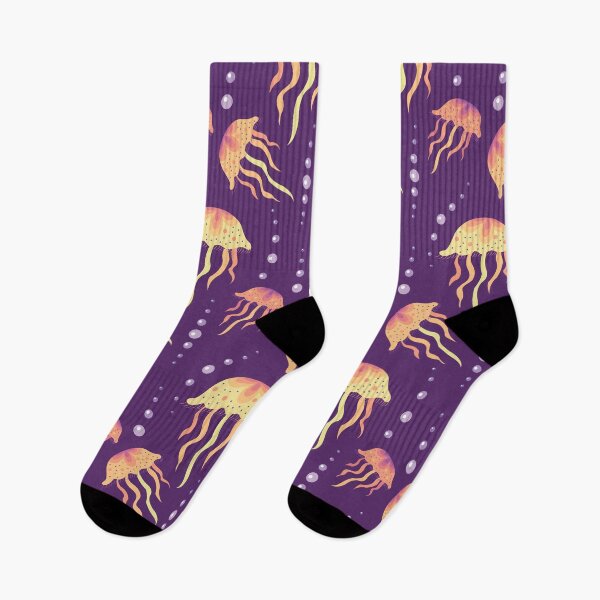 Item preview, Sea underwater pattern purple designed and sold by Deepness2023.