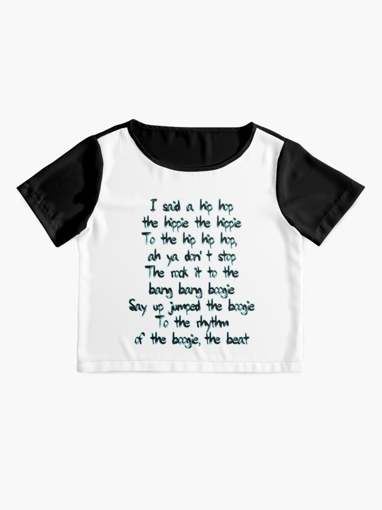 rappers delight lyrics t shirt